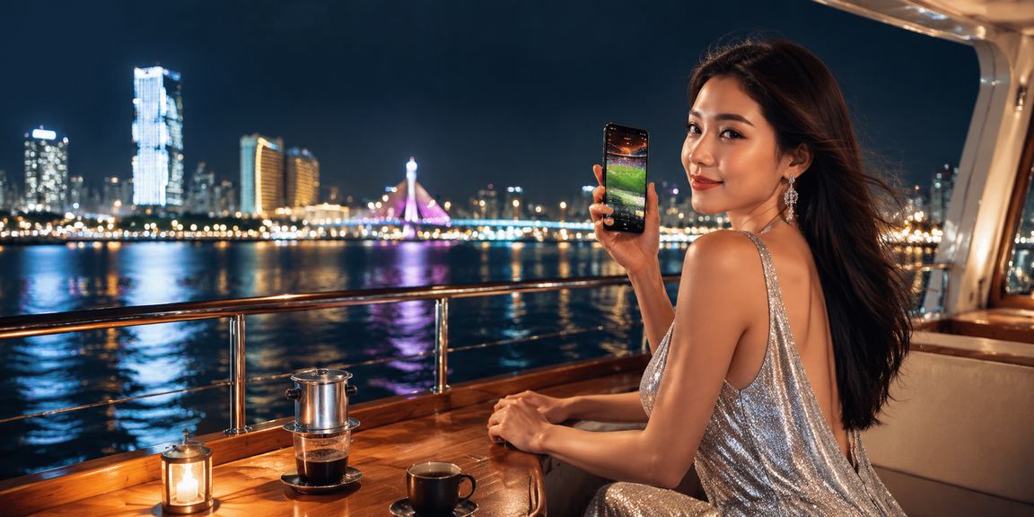Người dùng thực hiện giao dịch tài chính trên điện thoại tại Đà Nẵng